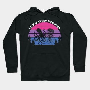 Bisexual Pride Flag Month Lgbtq Subtle Bisexuality Hoodie